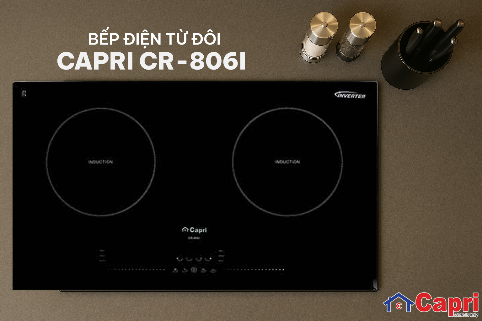 Bếp điện đôi Capri CR-806I